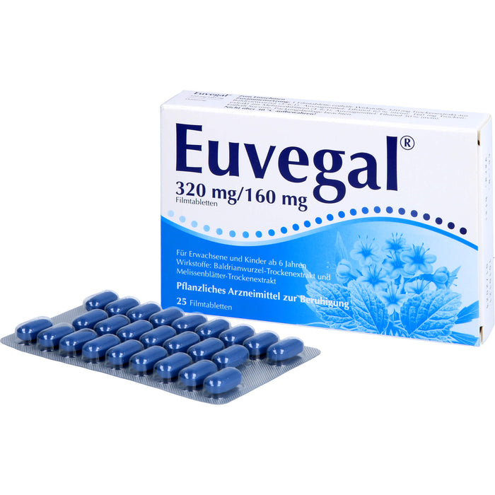 Euvegal 320 mg / 160 mg, Filmtabletten, 25 St FTA