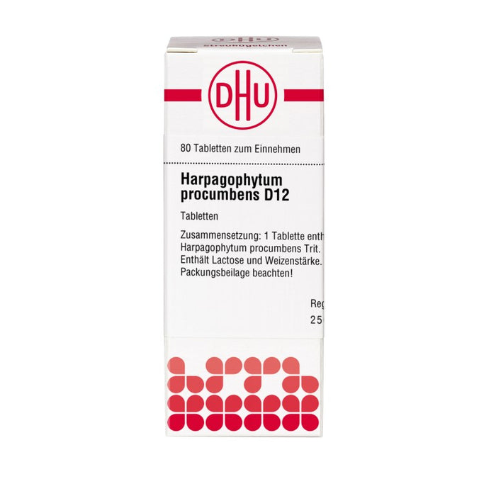 DHU Harpagophytum procumbens D12 Tabletten, 80 pcs. Tablets