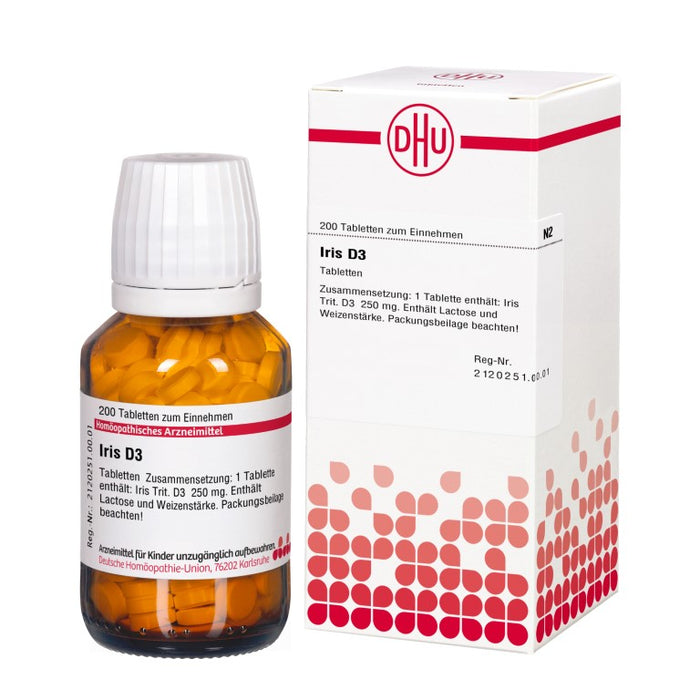 Iris D3 DHU Tabletten, 200 St. Tabletten