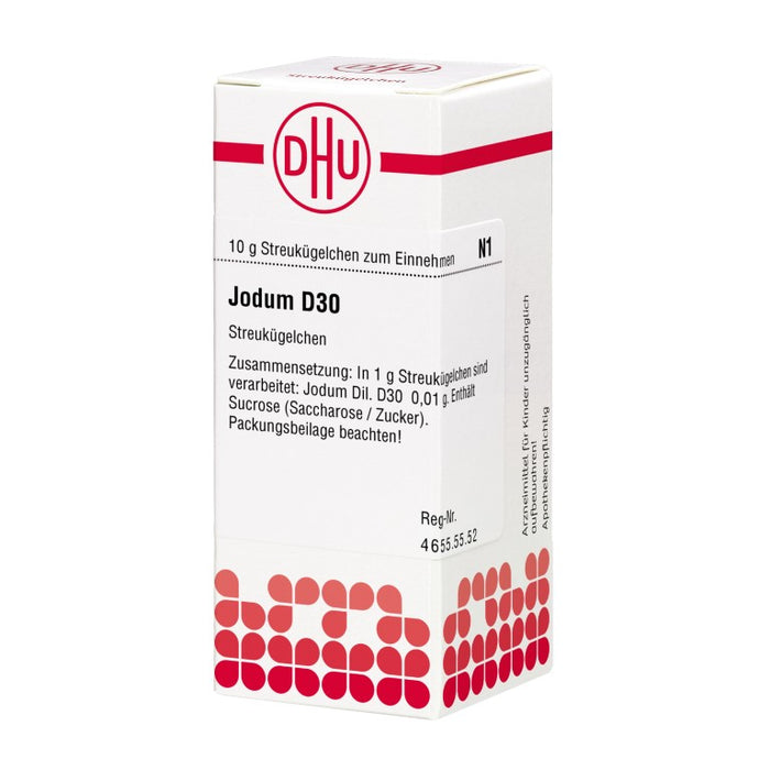 Jodum D30 DHU Globuli, 10 g Globuli