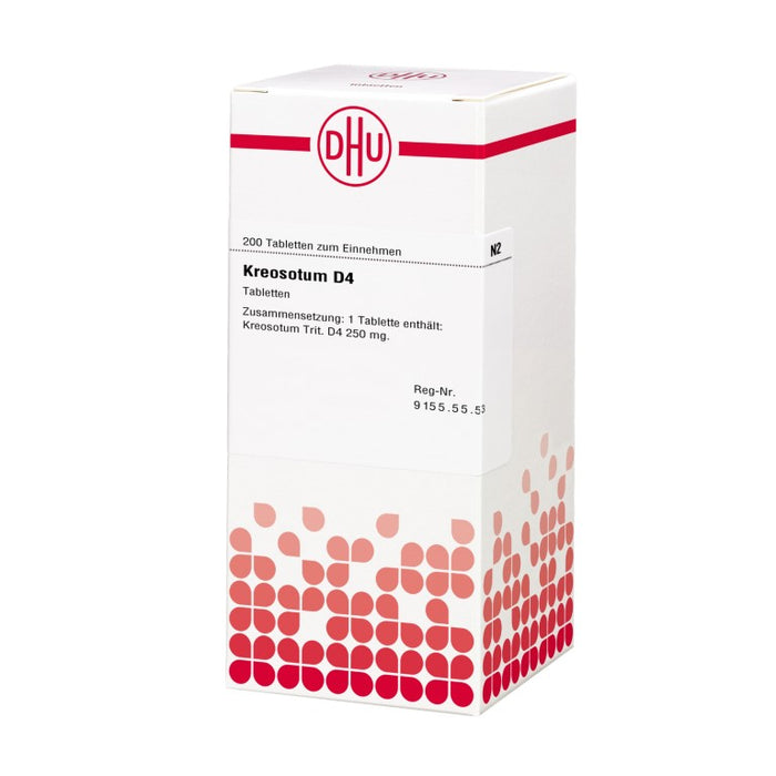 Kreosotum D4 DHU Tabletten, 200 St. Tabletten