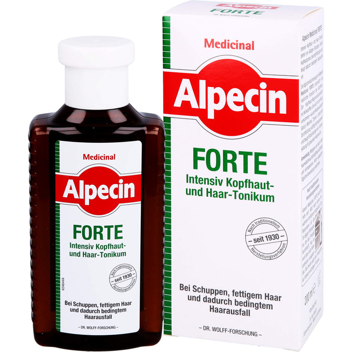 Alpecin Medicinal Forte Kopfhaut- und Haar-Tonikum, 200 ml Lösung