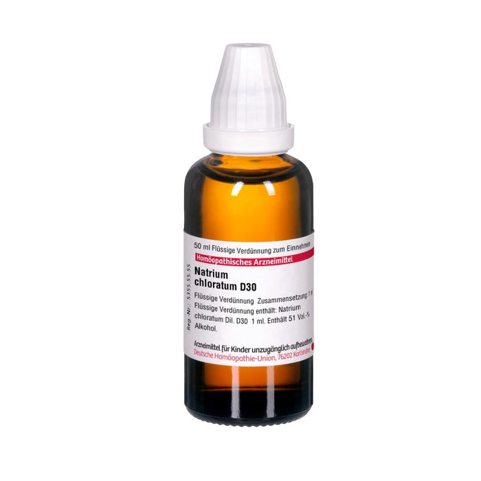 DHU Natrium chloratum D30 Dilution, 50 ml Lösung