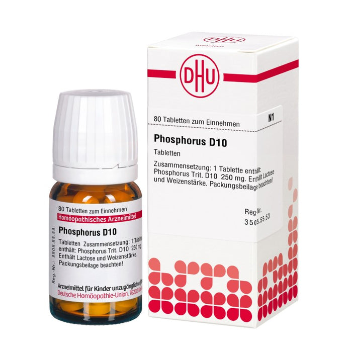 DHU Phosphorus D10 Tabletten, 80 pc Tablettes