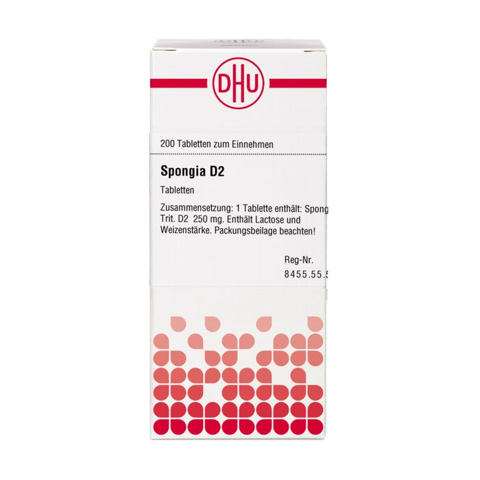 DHU Spongia D2 Tabletten, 200 St. Tabletten