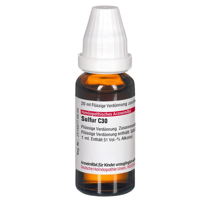 DHU Sulfur C30 Dilution, 20 ml Lösung