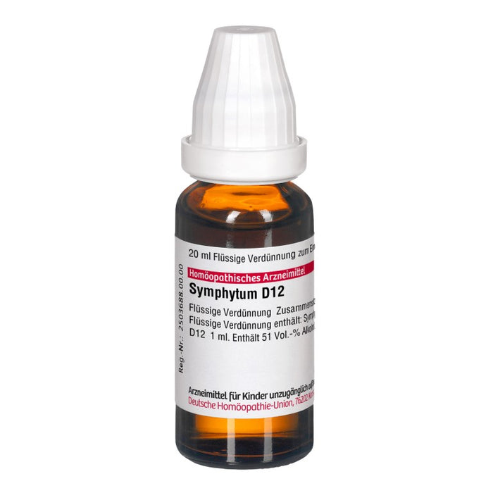 Symphytum D12 DHU Dilution, 20 ml Lösung