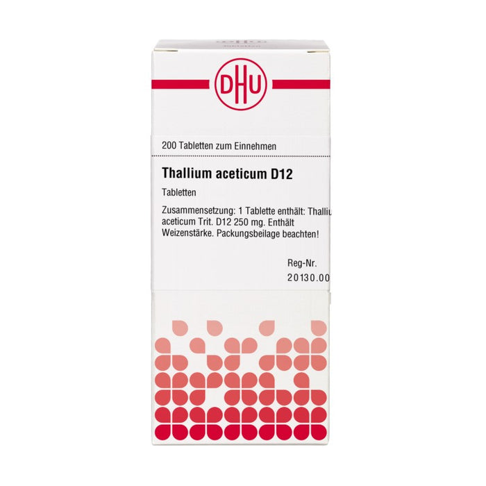 DHU Thallium aceticum D 12 Tabletten, 200 St. Tabletten