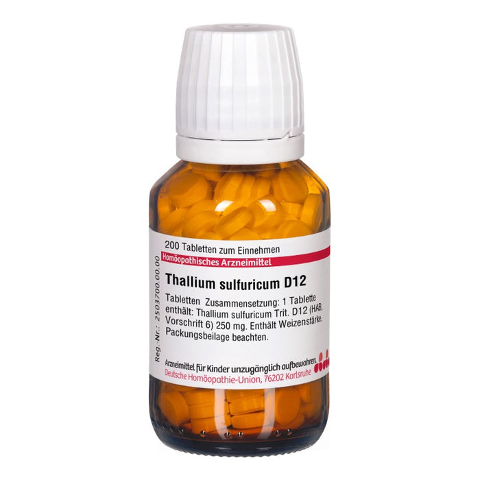 Thallium sulfuricum D12 DHU Tabletten, 200 St. Tabletten