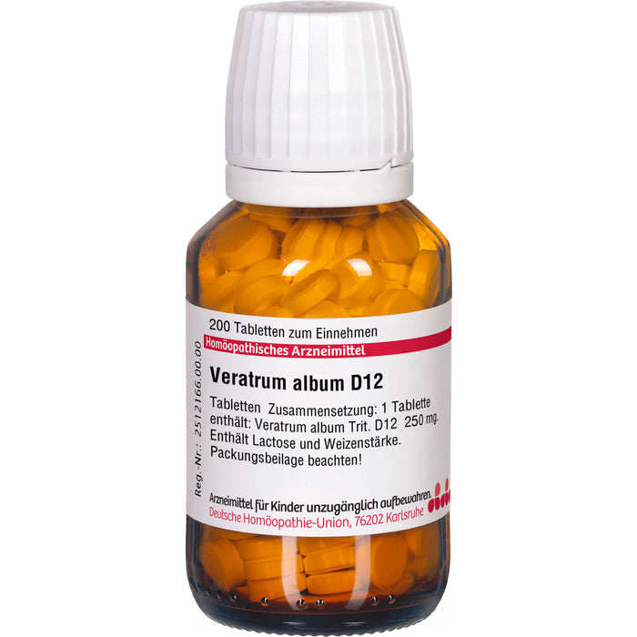 DHU Veratrum album D12 Tabletten, 200 St. Tabletten