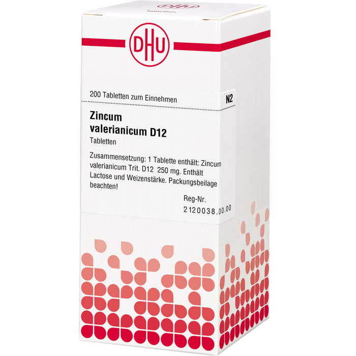 DHU Zincum valerianicum D12 Tabletten, 200 St. Tabletten