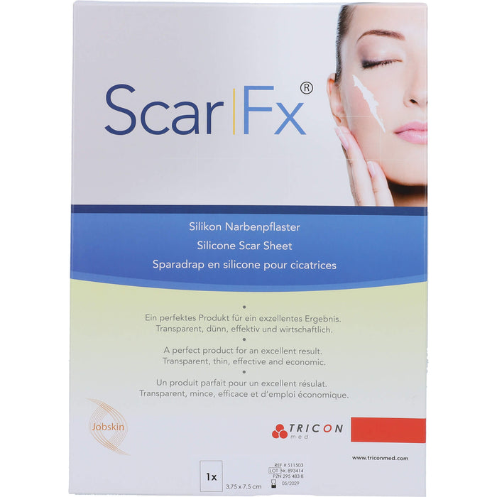 Scar FX Silikon NarbenPflaster 3,75x7,5cm, 1 St PFL