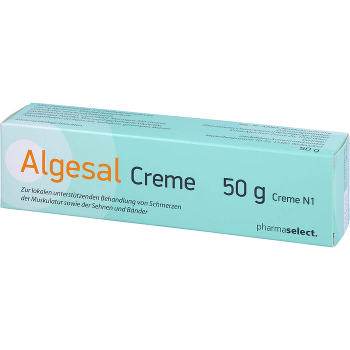 Algesal Creme bei Schmerzen der Muskulatur sowie der Sehnen und Bänder, 50 g Creme