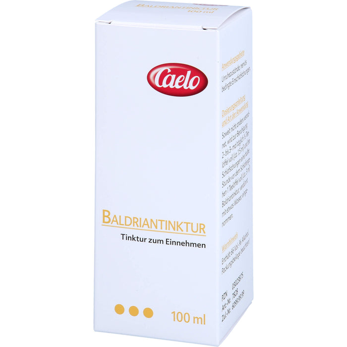 Caelo Baldriantinktur zur Beruhigung bei Einschlafstörungen, 100 ml Solution