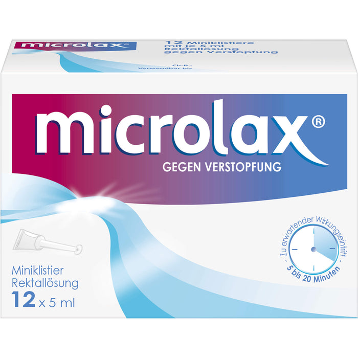 microlax Miniklistier Rektallösung Reimport Kohlpharma, 12 pc Lavements