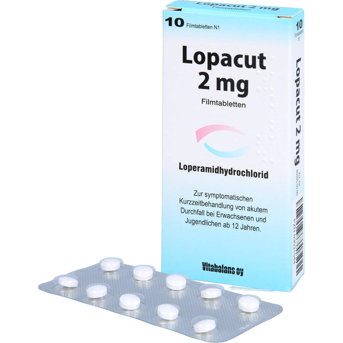 Lopacut 2 mg Filmtabletten, 10 St. Tabletten