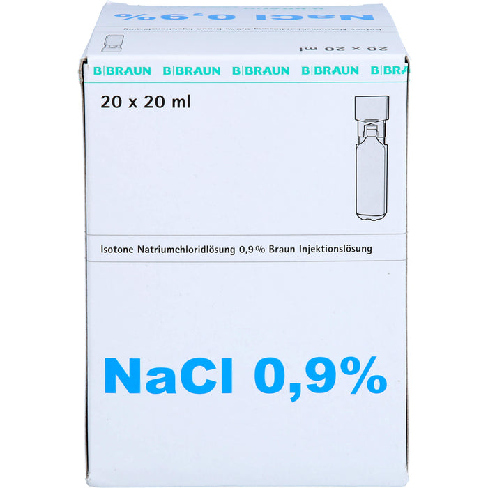 Isotone Kochsalzlösung NaCl 0,9% Braun Mini-Plasco connect, 400 ml Solution