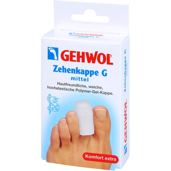 GEHWOL Polymer-Gel Zehenkappe G mittel, 2 pcs. Patch