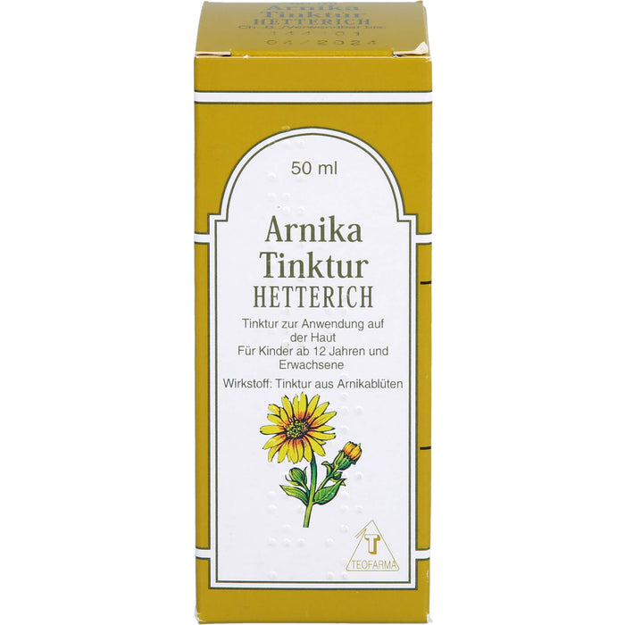 Arnikatinktur Hetterich, 50 ml Lösung