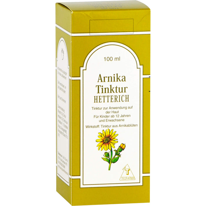 Arnikatinktur Hetterich, 100 ml Lösung