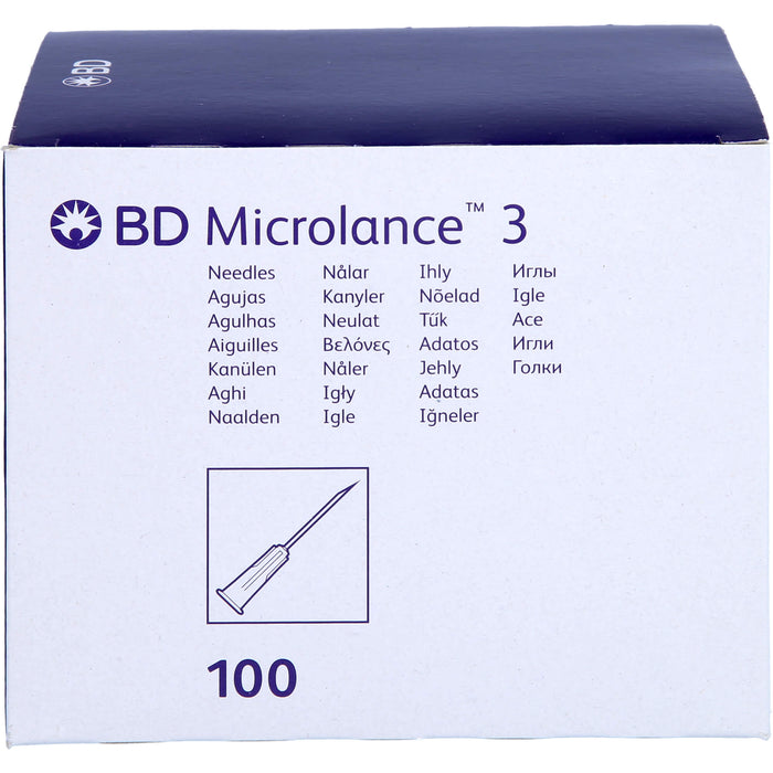 BD MICROLANCE 22g KAN 1 1/4, 100 St KAN