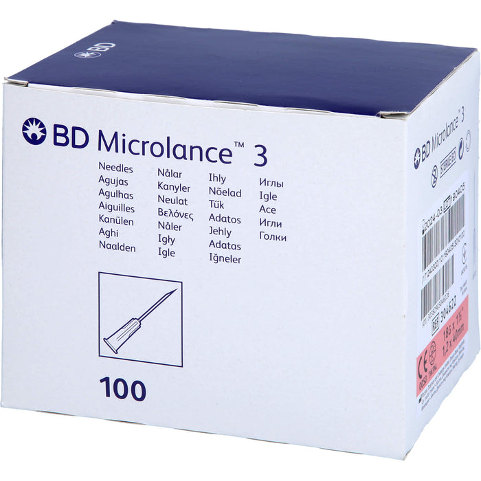 BD MICROLANCE 18g KAN 1 1/2, 100 St KAN