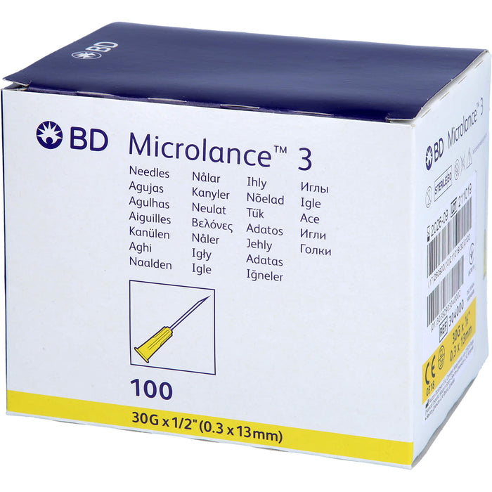 BD Microlance 3 Sonderkanülen 30 G 1/2 0,3 x 13 mm, 100 pcs. Cannulas