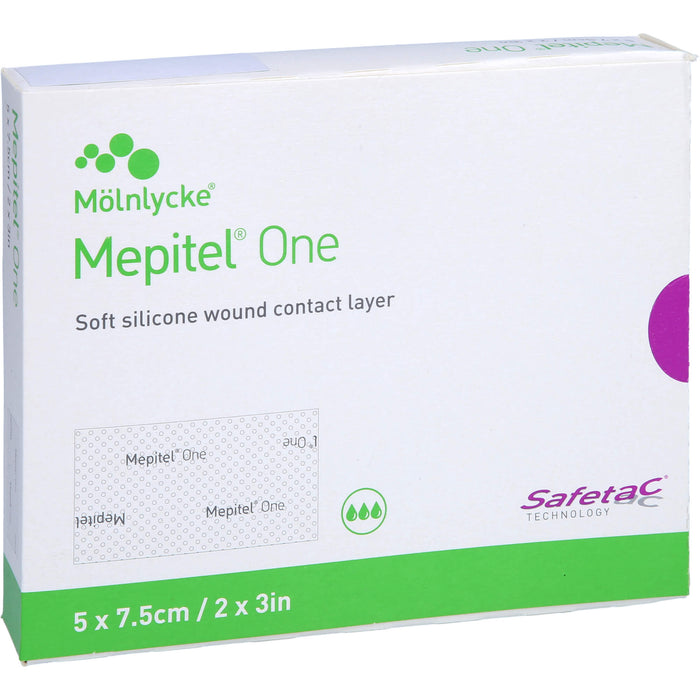 Mepitel One Silikon Netzverband 5 x 7,5 cm, 10 pc Pansements