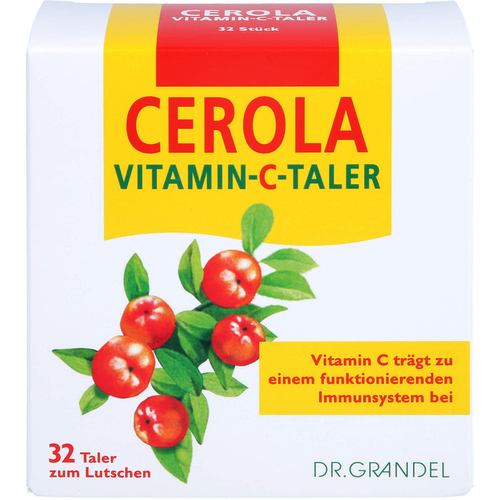 Dr. Grandel Cerola Vitamin-C-Taler zum Lutschen, 32 St. Tabletten