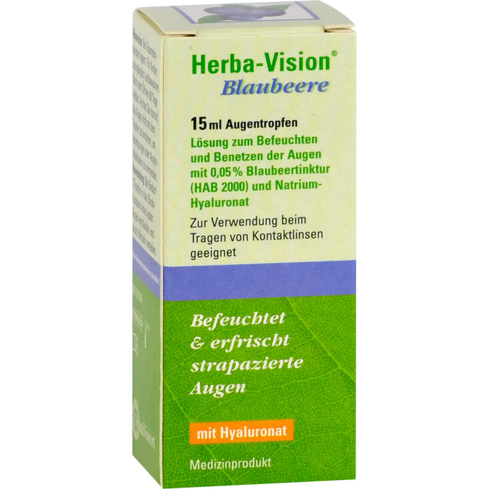 Herba-Vision Blaubeere Augentropfen, 15 ml Lösung