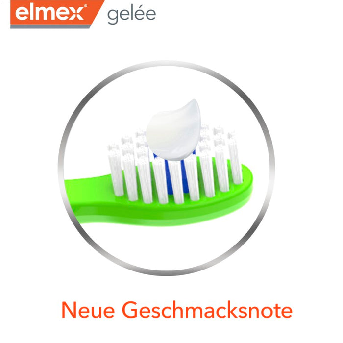 elmex gelée Fluorid Zahnpasta, zum Schutz vor Karies und schmerzempfindlichen Zähnen, 25 g Gel