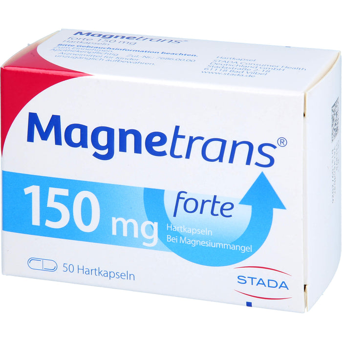 Magnetrans forte 150 mg Hartkapseln bei Magnesiummangel, 50 pcs. Capsules