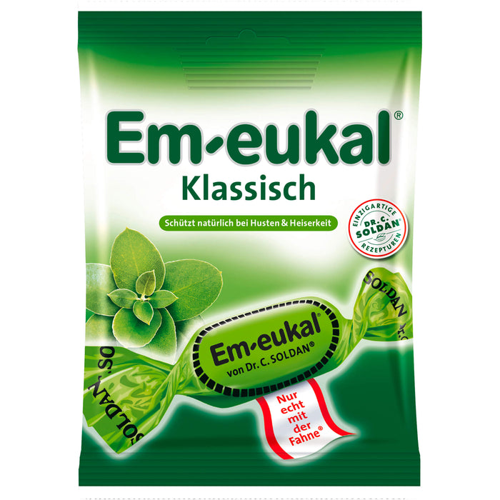 Em-eukal Klassisch Bonbons bei Husten und Heiserkeit, 150 g Bonbons