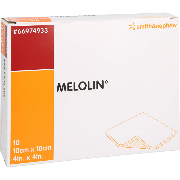 MELOLIN 10X10 WUNDAUFLAGE STERIL, 10 St VER