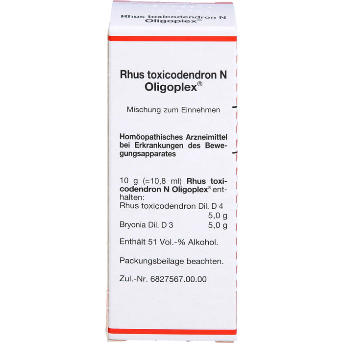 Rhus toxicodendron N Oligoplex, Mischung, 50 ml LIQ