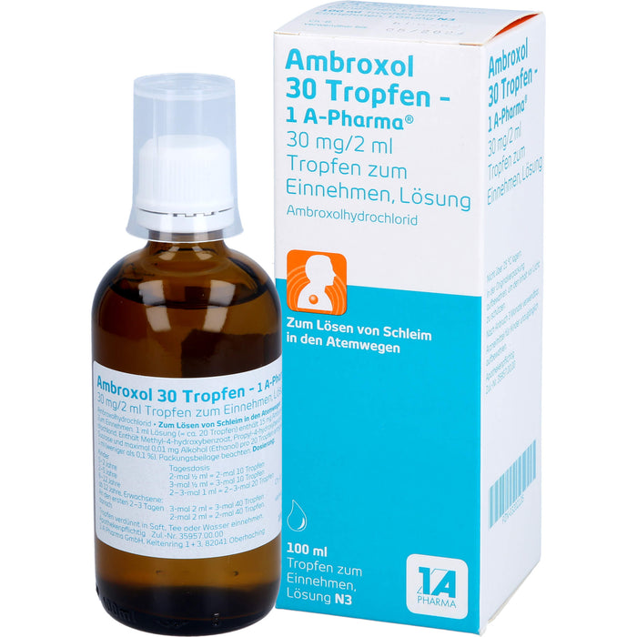 Ambroxol 30 Tropfen - 1A-Pharma, 100 ml LOE