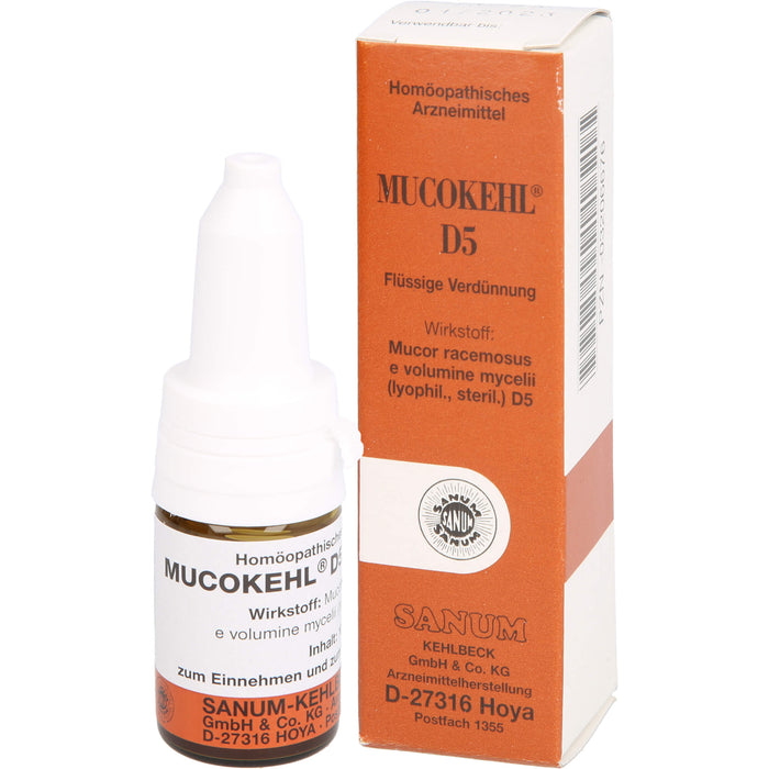 MUCOKEHL D5 flüssige Verdünnung zum Einnehmen, 10 ml Lösung