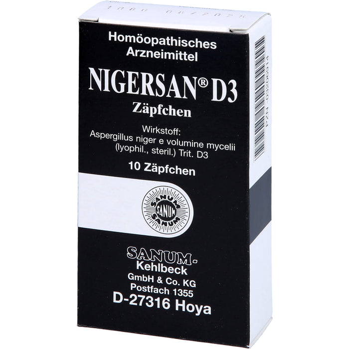 Nigersan D3 Zäpfchen, 10 pcs. Suppositories