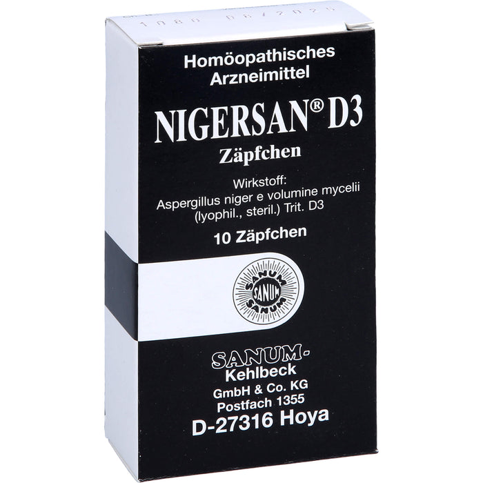 Nigersan D3 Zäpfchen, 10 pcs. Suppositories