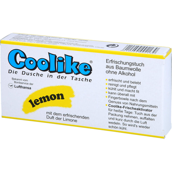 Coolike lemon Erfrischungstuch aus Baumwolle, 5 pcs. Cloths