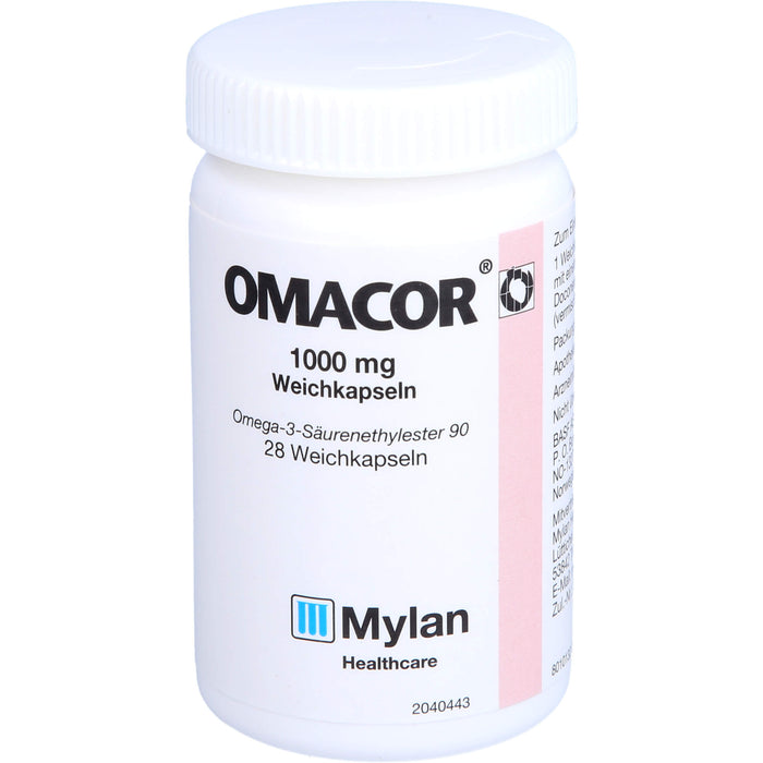 Omacor, 1000 mg Weichkapseln, 28 St WKA