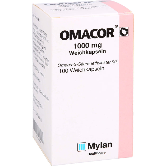 Omacor, 1000 mg Weichkapseln, 100 St. Kapseln