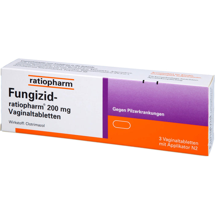 Fungizid-ratiopharm 200 mg Vaginaltabletten, 3 pcs. Tablets