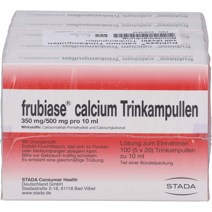 frubiase calcium Trinkampullen, 100 St. Ampullen