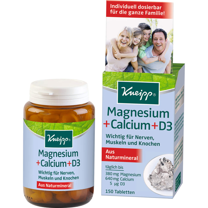 KNEIPP MAGNESIUM+CALCIUM, 150 St. Tabletten