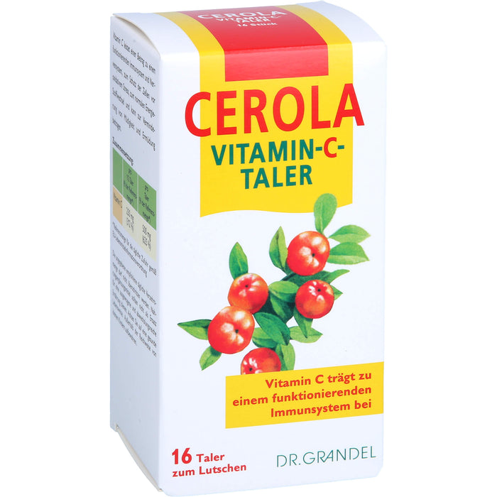 DR. GRANDEL CEROLA Vitamin-C-Taler, 16 pcs. Tablets