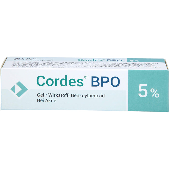 CORDES BPO 5 % Akne Gel, 30 g Gel