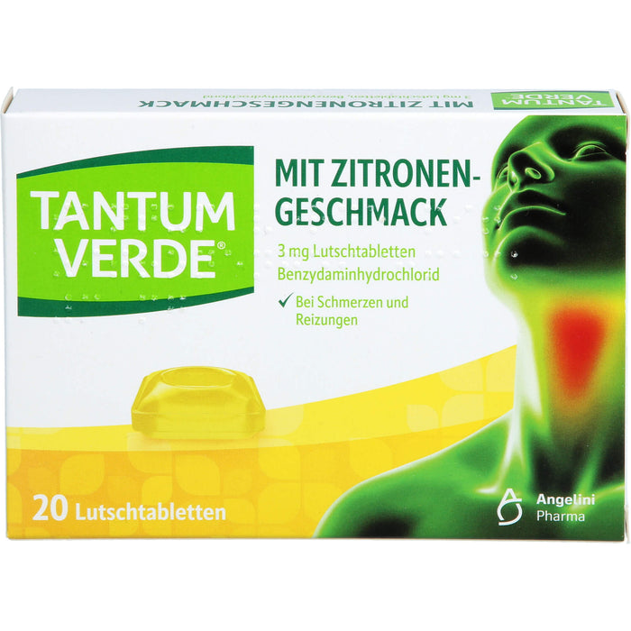 Tantum Verde Lutschtabletten mit Zitronengeschmack, 20 pcs. Tablets