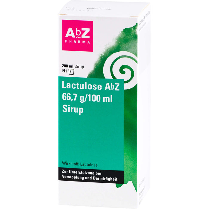 Lactulose AbZ 66,7 g/100 ml Sirup, 200 ml Solution