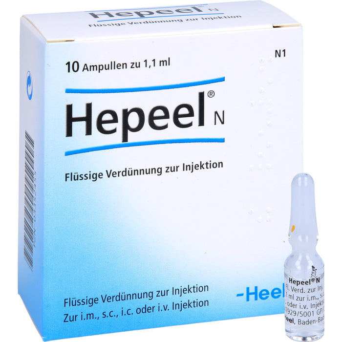 Hepeel N flüssige Verdünnung, 10 pc Ampoules